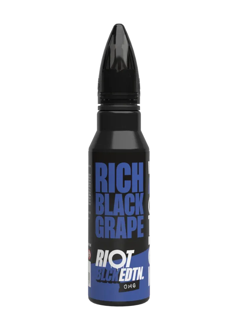 Riot Squad BLCK EDTN Rich Black Grape E-Liquid 2x50ml Traube-Minze