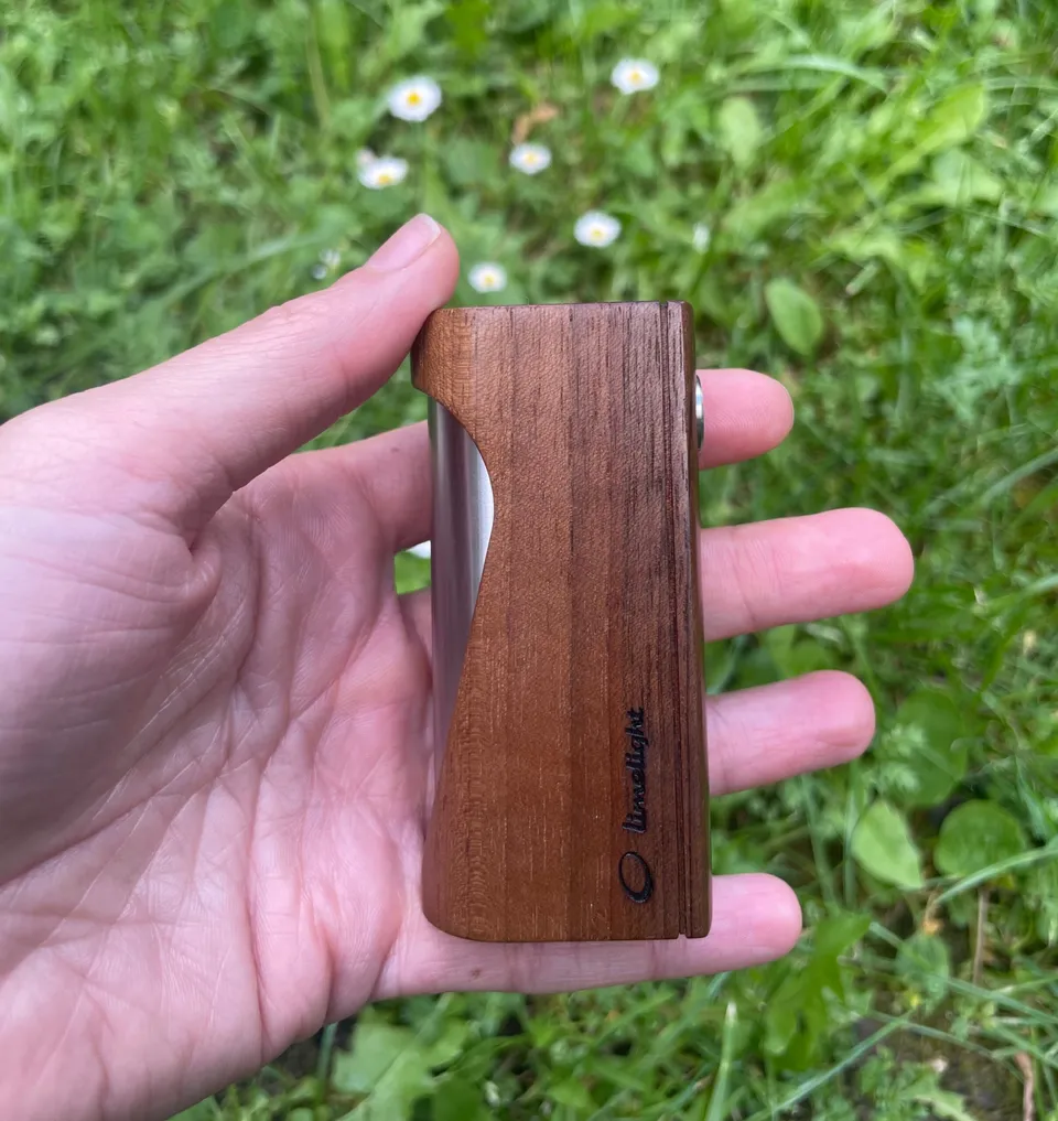 Limelight Wicket Walnut Wood DNA60C AIO Mod