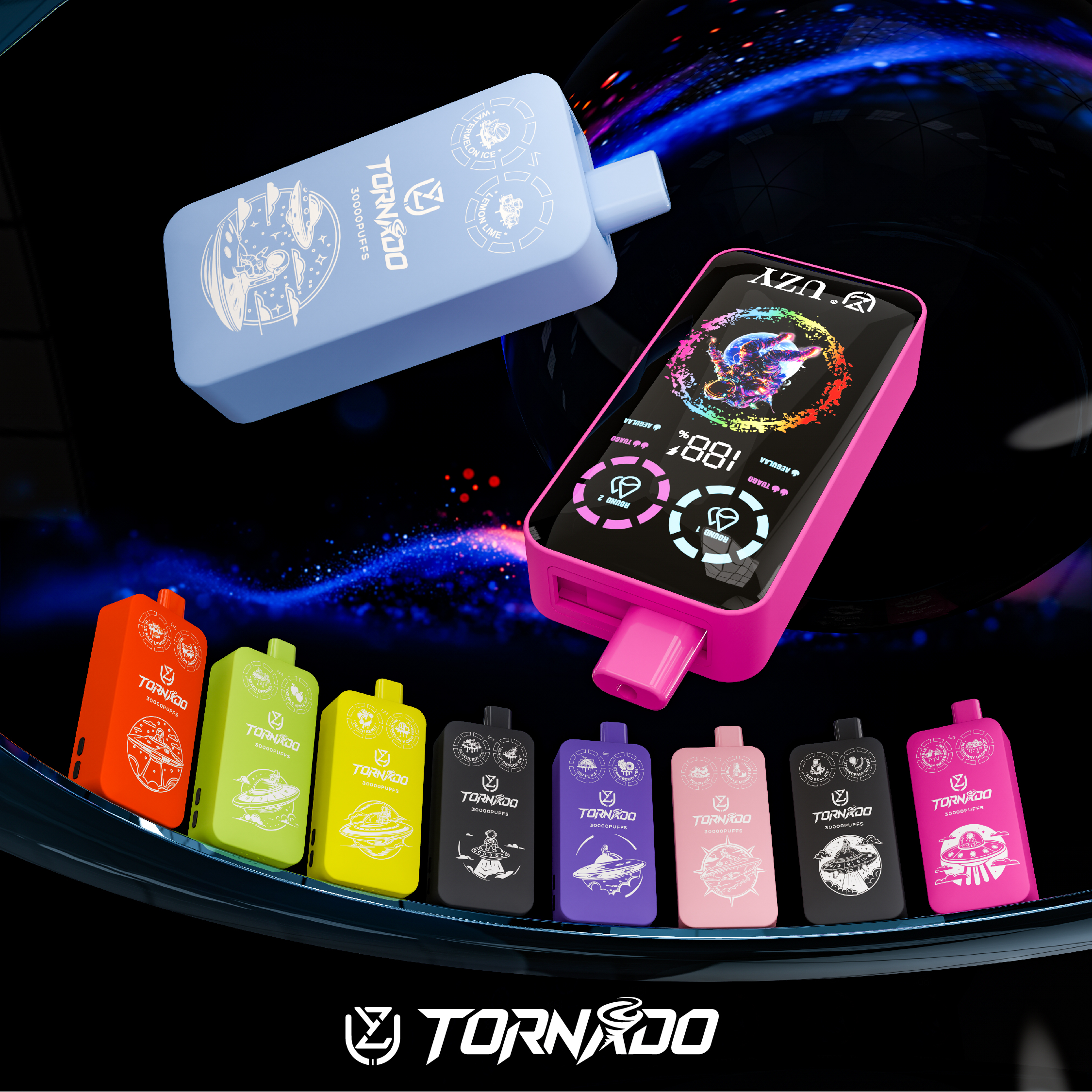 UZY Tornado 30000 Einweg E-Zigarette Double Flavor