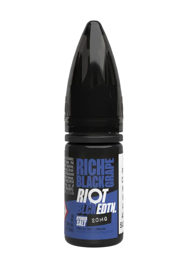 Riot Squad BLCK EDTN Rich Black Grape Nikotinsalz 10ml Minze