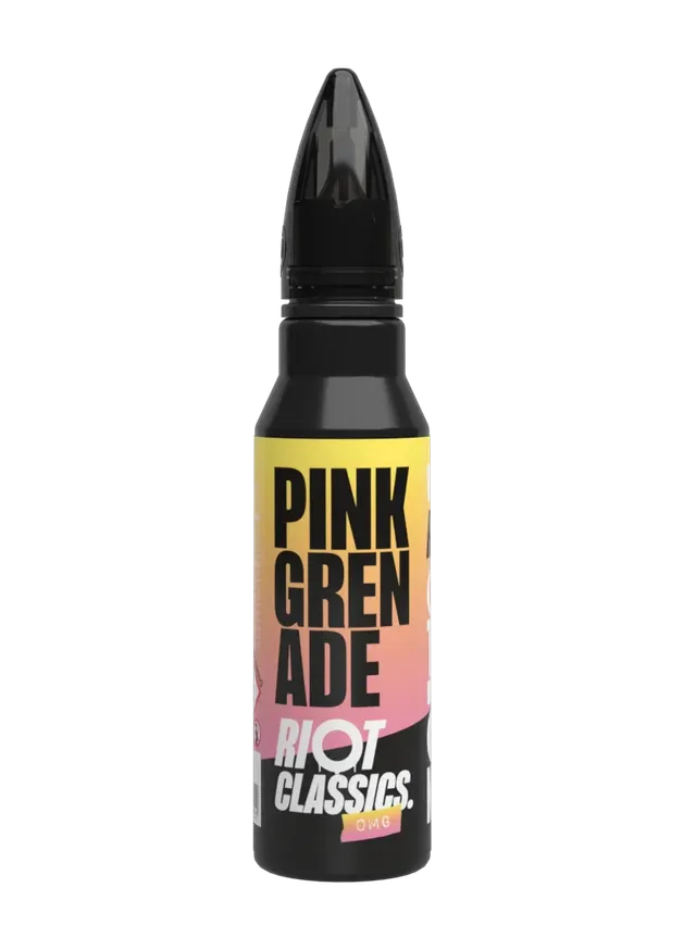 Riot Squad Classics Pink Grenade Shortfill Liquid 50ml 70VG