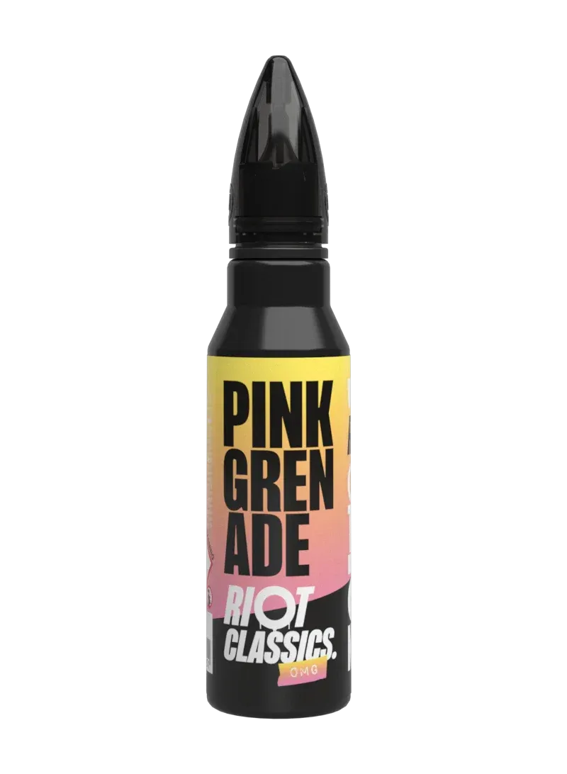 Riot Squad Classics Pink Grenade Shortfill Liquid 50ml 70VG