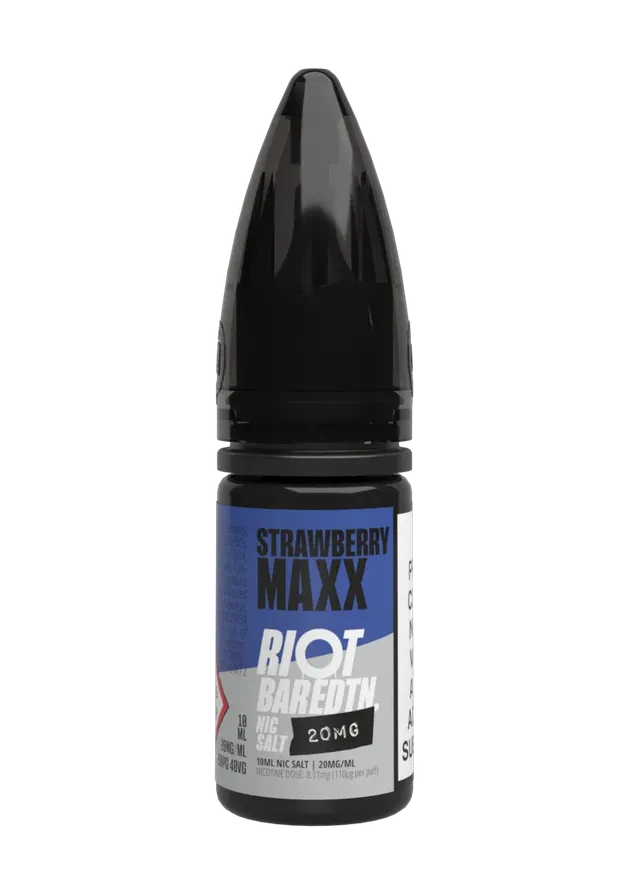 Riot Squad Bar Edtn Strawberry Maxx E-Liquid 10ml Energy