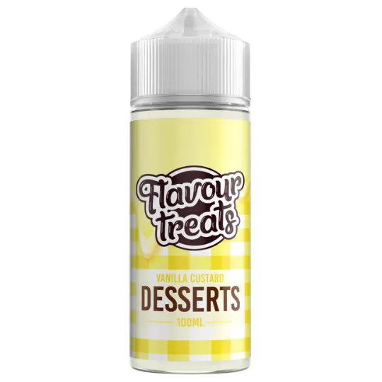 Ohm Boy Flavour Treats Vanilla Custard Shortfill 100ml Vanille