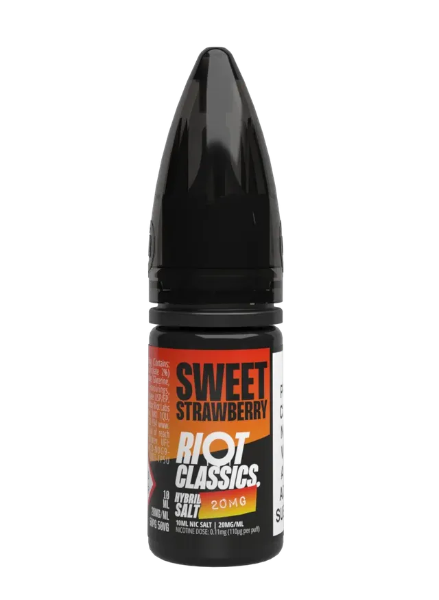 Riot Squad Classics Salt Liquid Sweet Strawberry 10mg 10ml