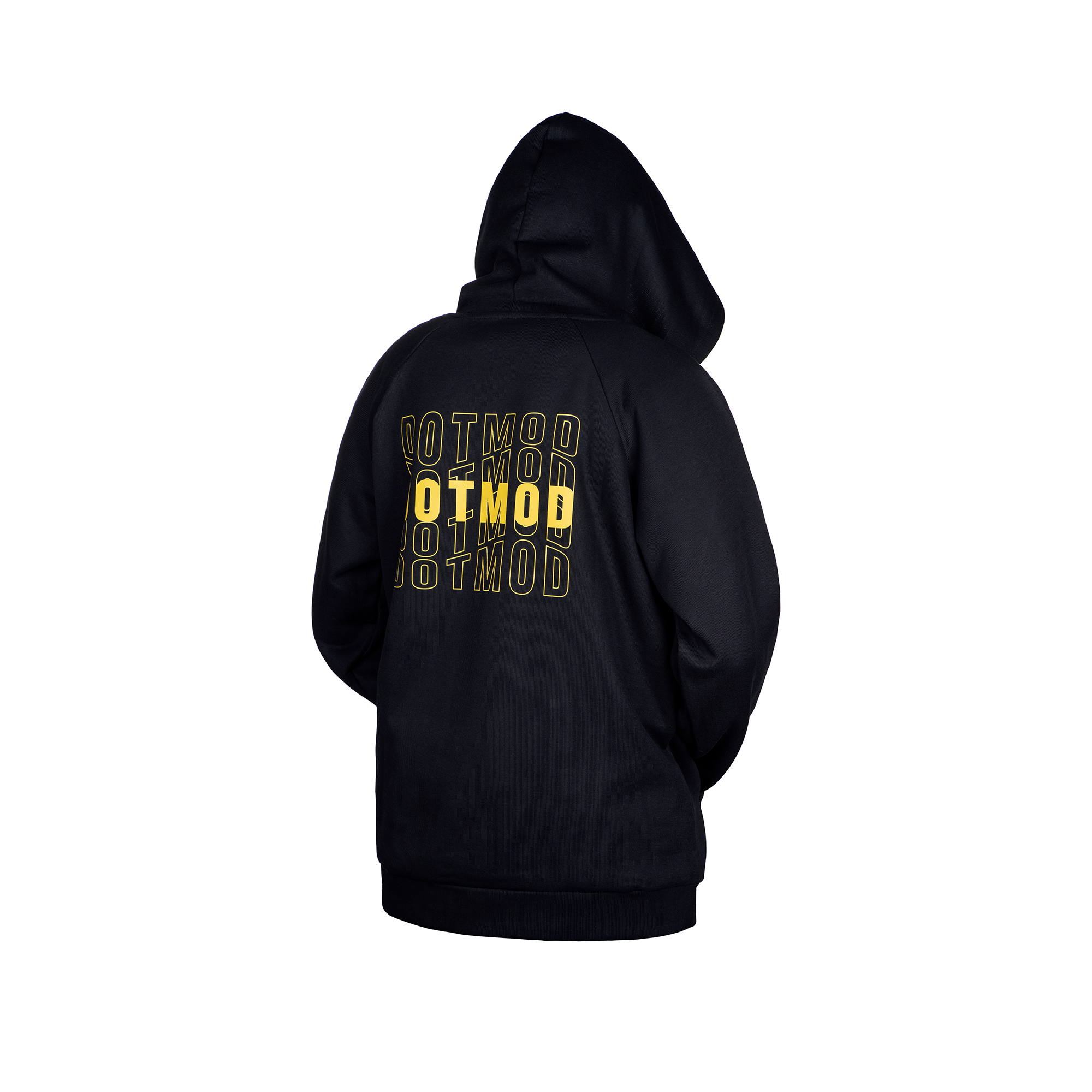 DotMod Wavy Hoodie Kapuzenpulli S Merch schwarz