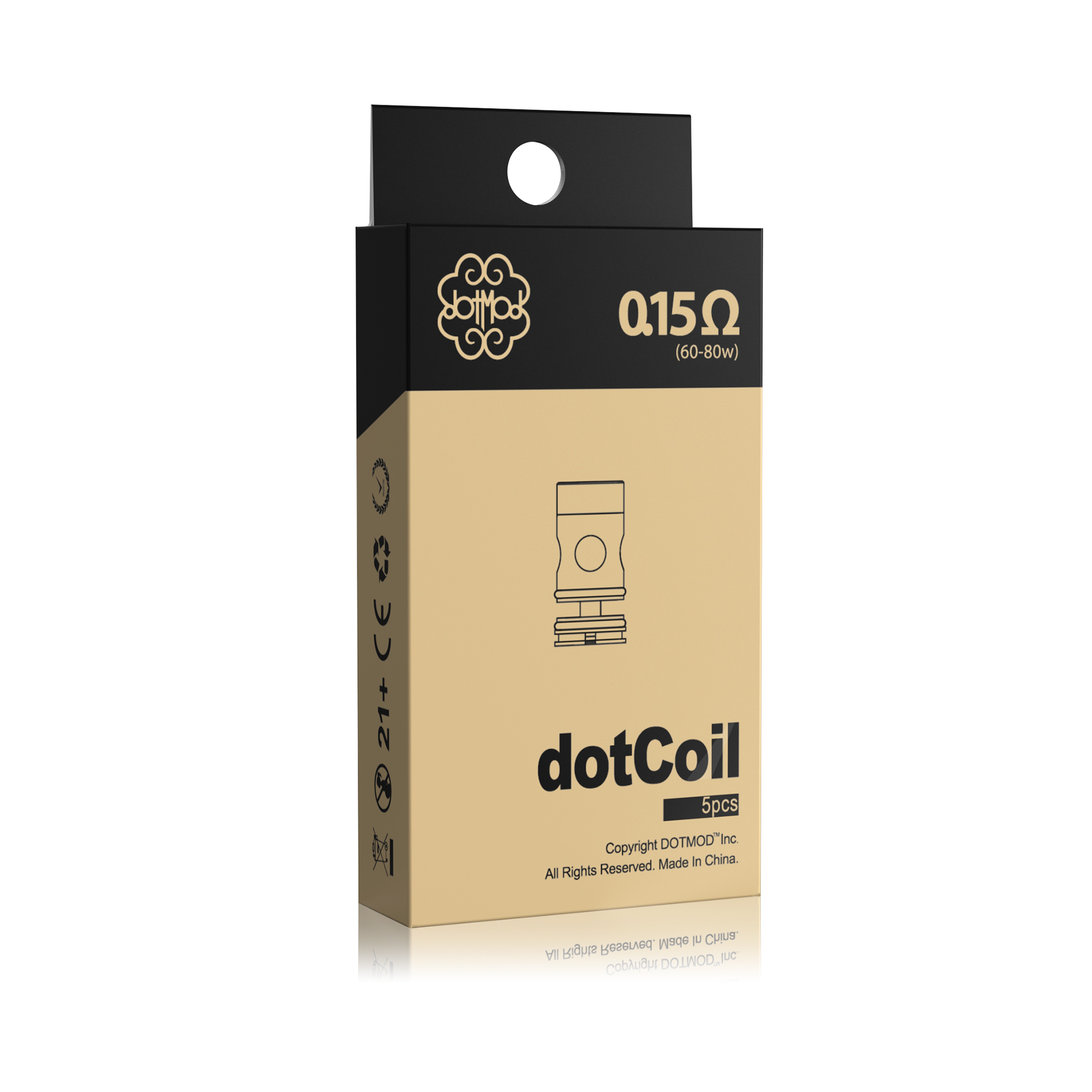 DotMod dotCoils Verdampferkopf 0,3 Ohm 5er Pack