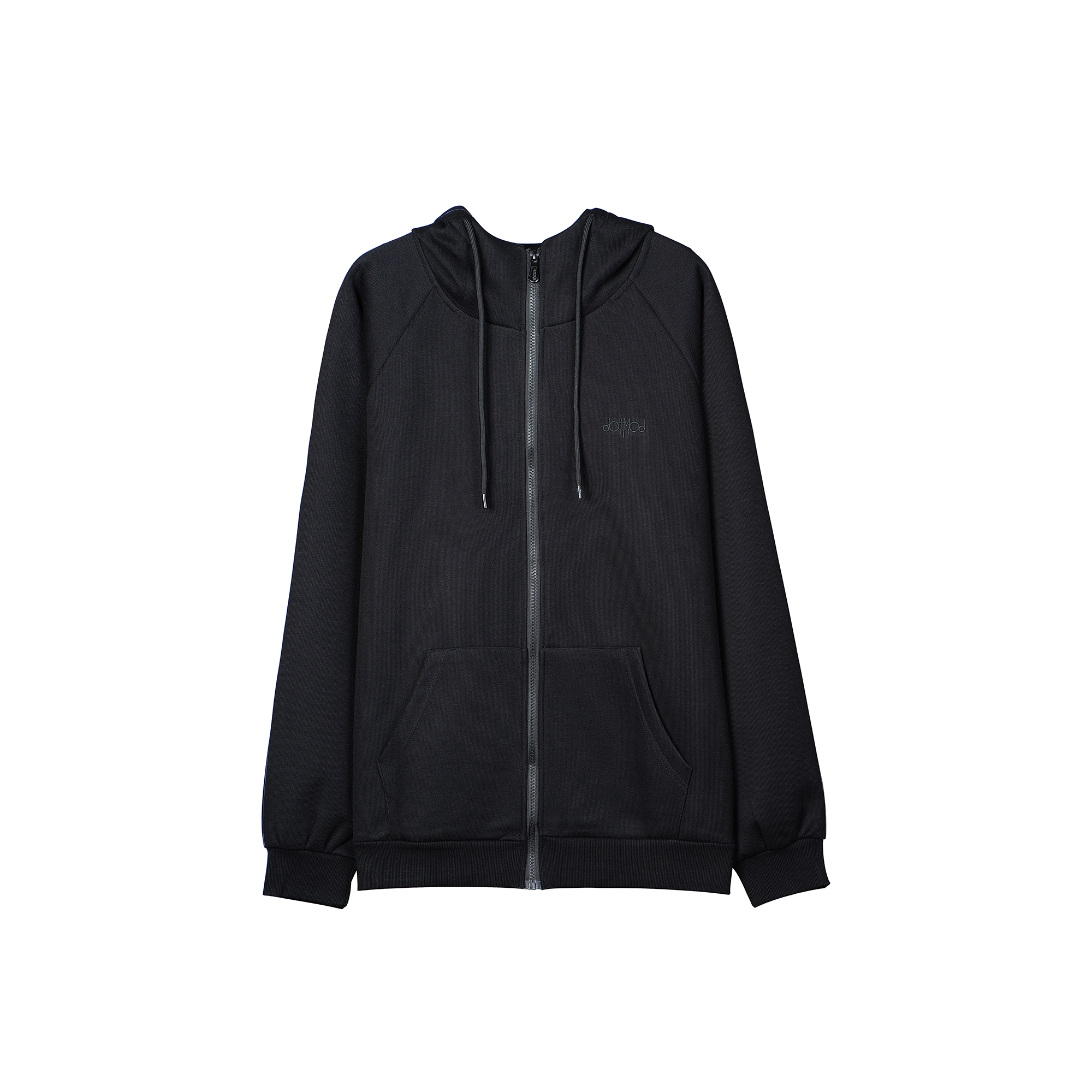 DotMod Blackout Hoodie Kapuzenpullover Größe L schwarz