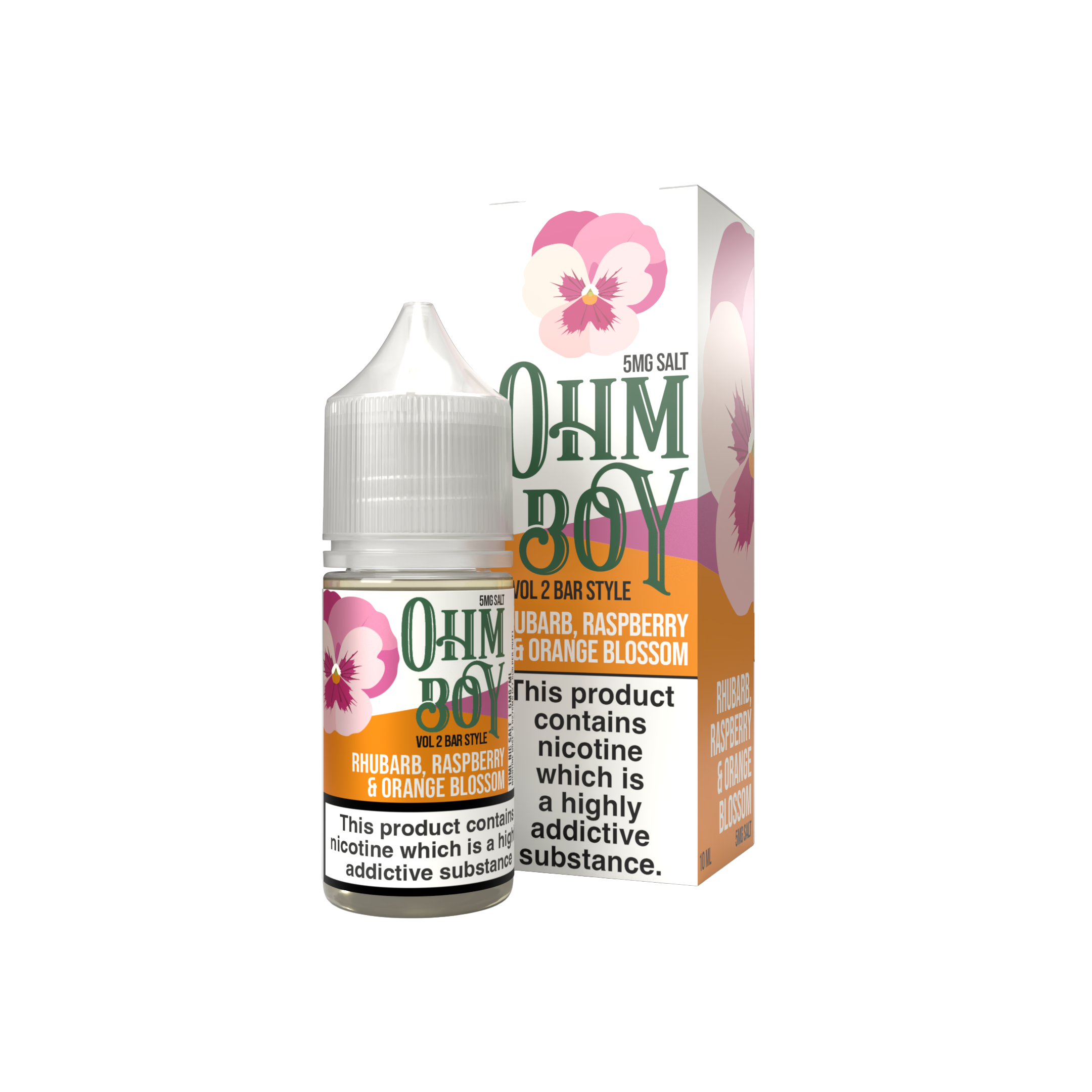 Ohm Boy Volume II Rhubarb Raspberry Orange 10mg 10ml