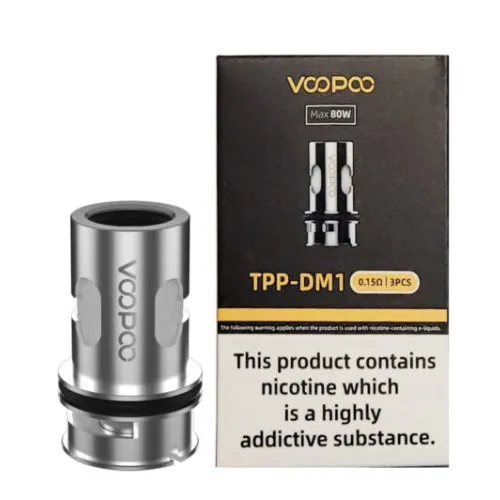Voopoo TPP-DM2 Coils Verdampferköpfe 0,2 Ohm 3 Stück