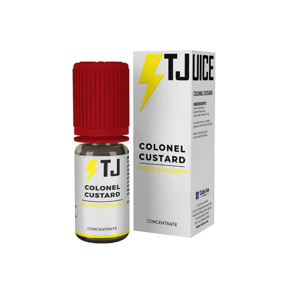 T-Juice Concentrates Colonel Custard Aroma 30ml Vanille