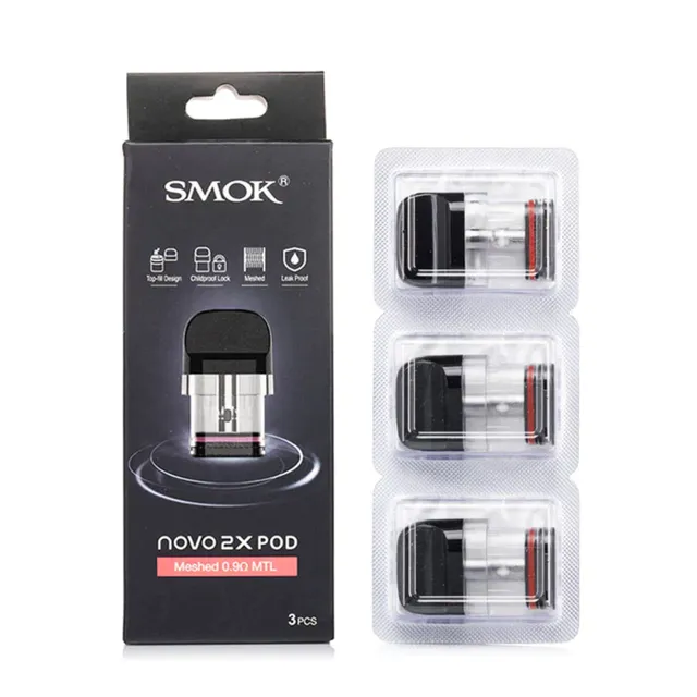 Smok Novo 2 2X Pods Ersatztanks 2ml 0,6 Ohm 3er Pack MTL